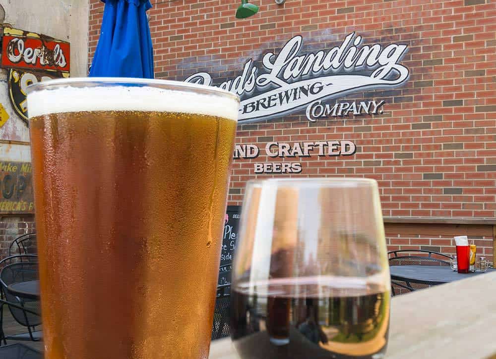 Tap Beer on the Patio at Reads Landing Brewing Co